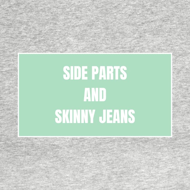 Side Parts and Skinny Jeans by BloomingDiaries